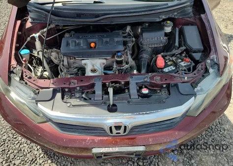 2012 Honda Civic Ex z USA, uszkodzony, nr VIN 19XFB2F84CE050537